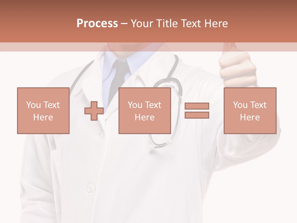 Apparatus Cheerful Hand PowerPoint Template