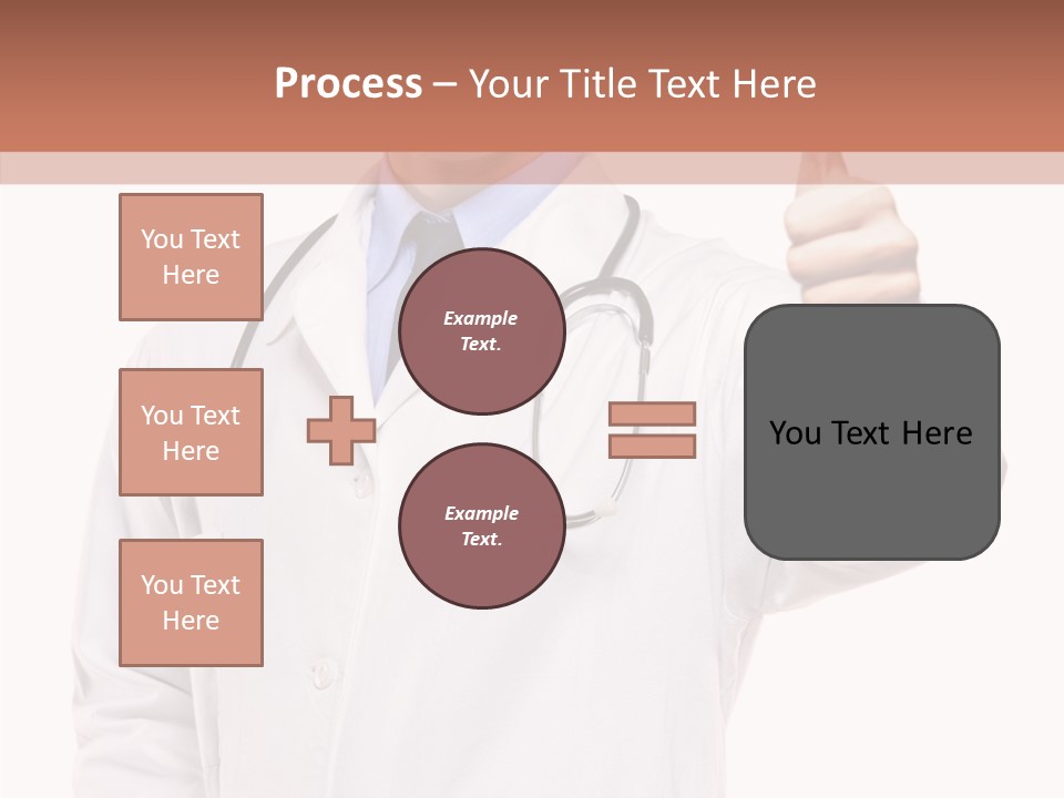 Apparatus Cheerful Hand PowerPoint Template