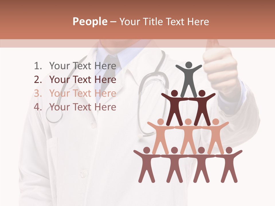 Apparatus Cheerful Hand PowerPoint Template