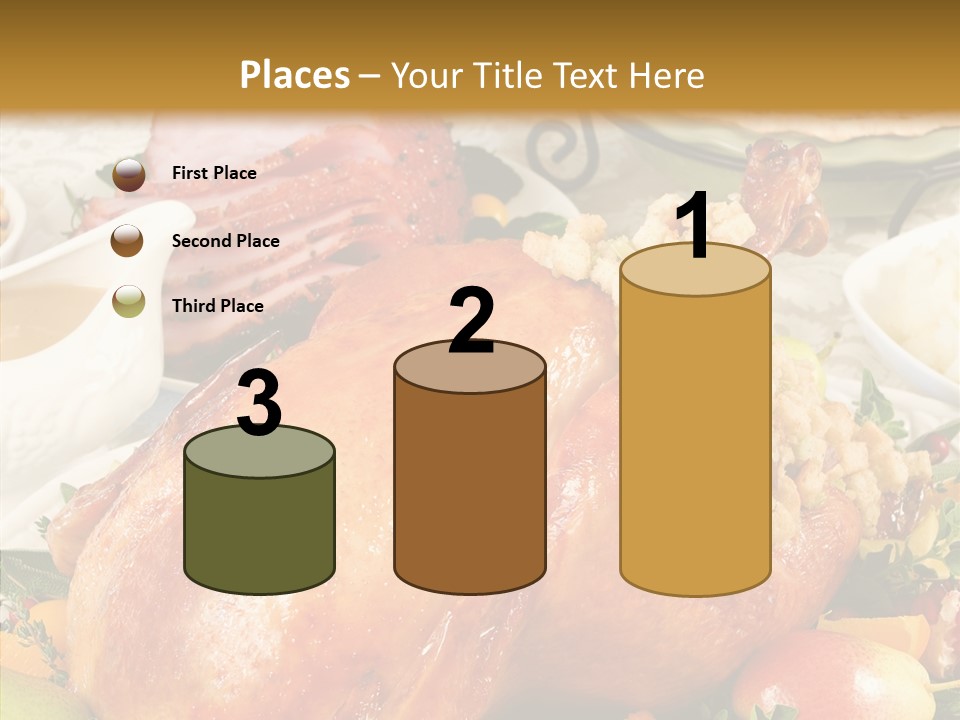 Seasonal Plenty Salad PowerPoint Template