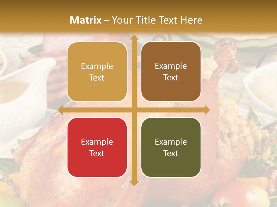 Seasonal Plenty Salad PowerPoint Template