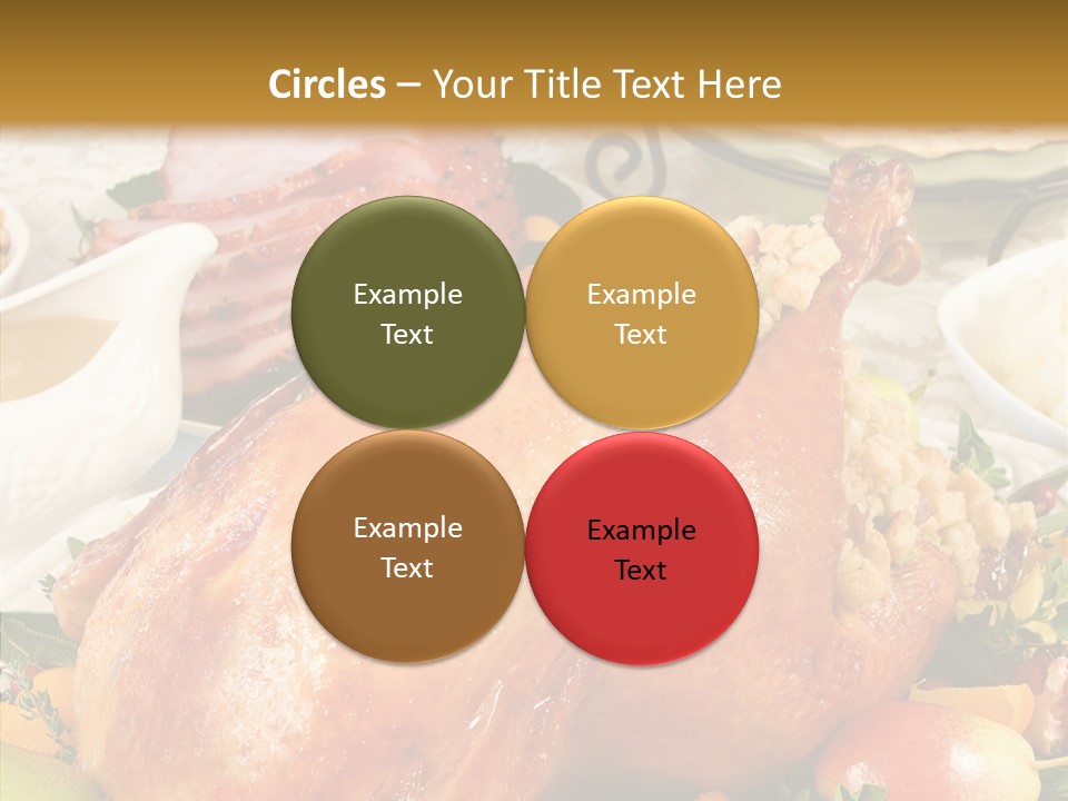 Seasonal Plenty Salad PowerPoint Template