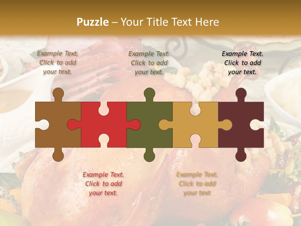 Seasonal Plenty Salad PowerPoint Template