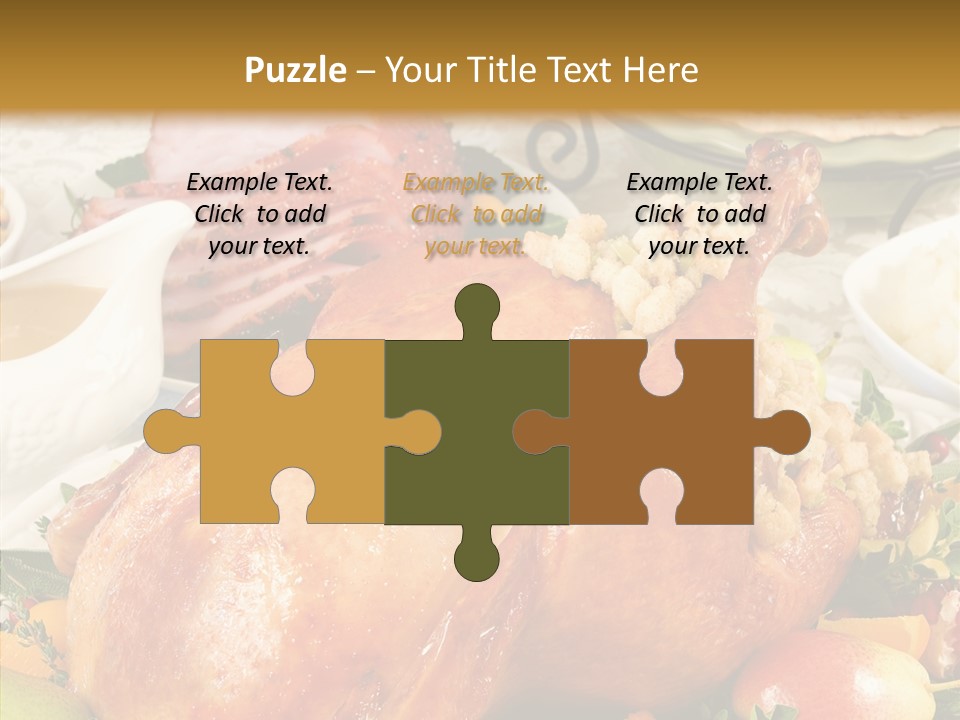 Seasonal Plenty Salad PowerPoint Template