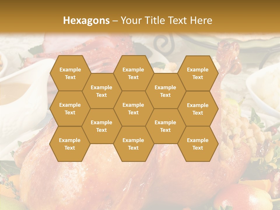 Seasonal Plenty Salad PowerPoint Template