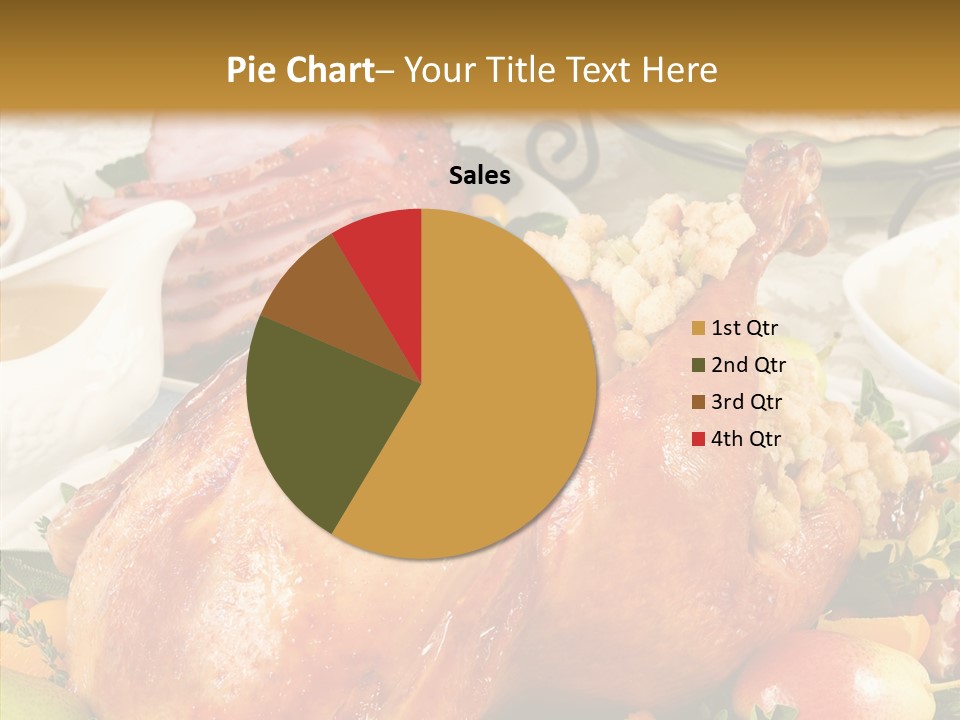 Seasonal Plenty Salad PowerPoint Template