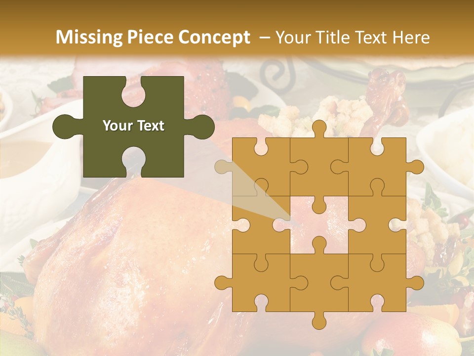 Seasonal Plenty Salad PowerPoint Template