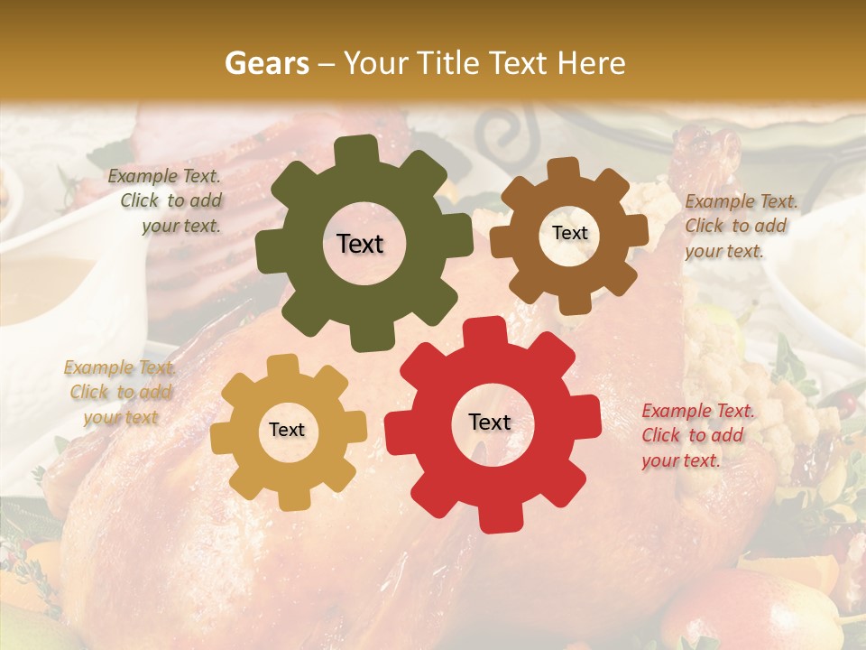 Seasonal Plenty Salad PowerPoint Template