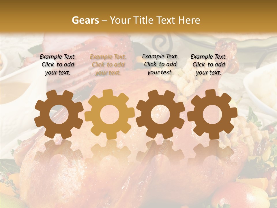 Seasonal Plenty Salad PowerPoint Template