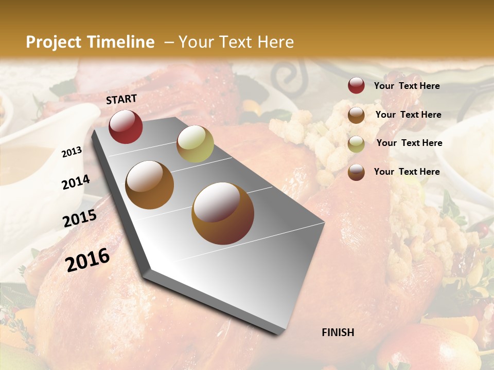Seasonal Plenty Salad PowerPoint Template