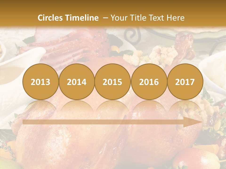 Seasonal Plenty Salad PowerPoint Template