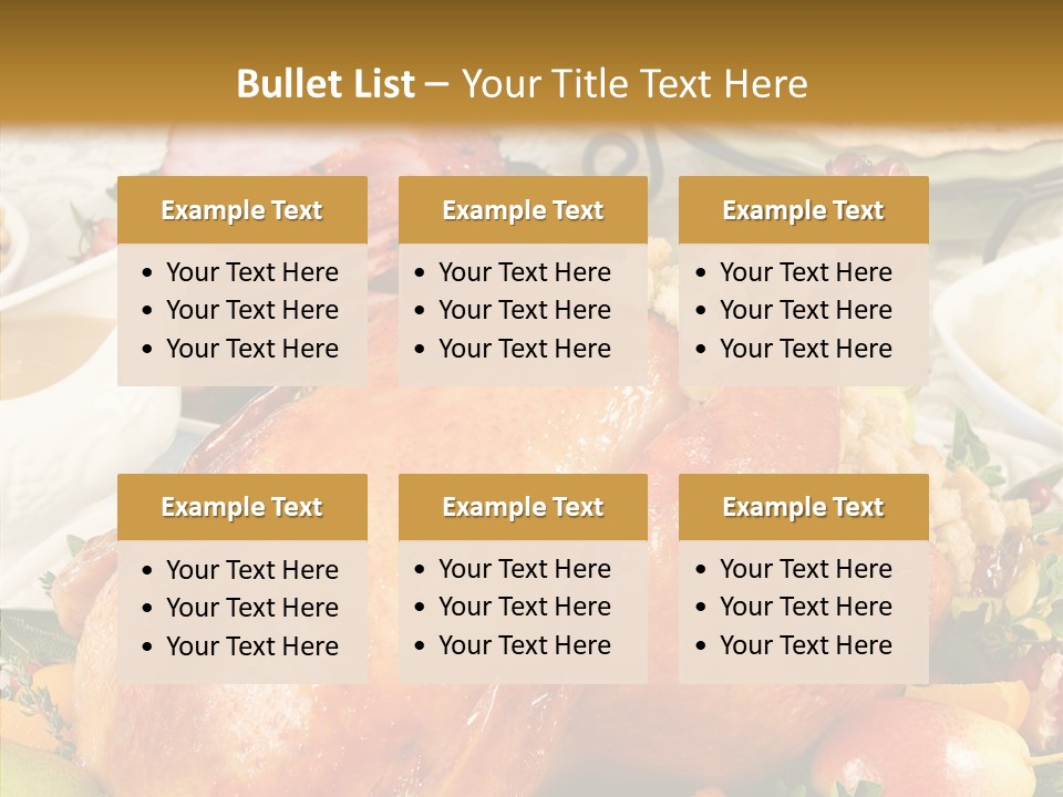 Seasonal Plenty Salad PowerPoint Template