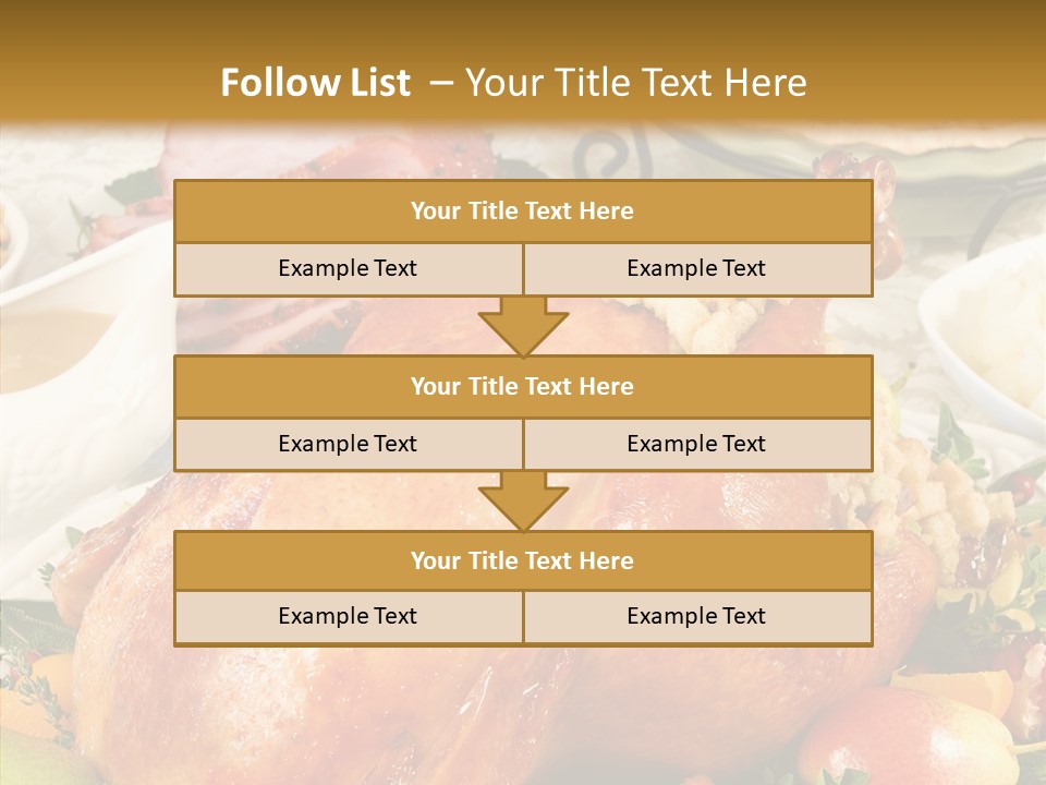 Seasonal Plenty Salad PowerPoint Template