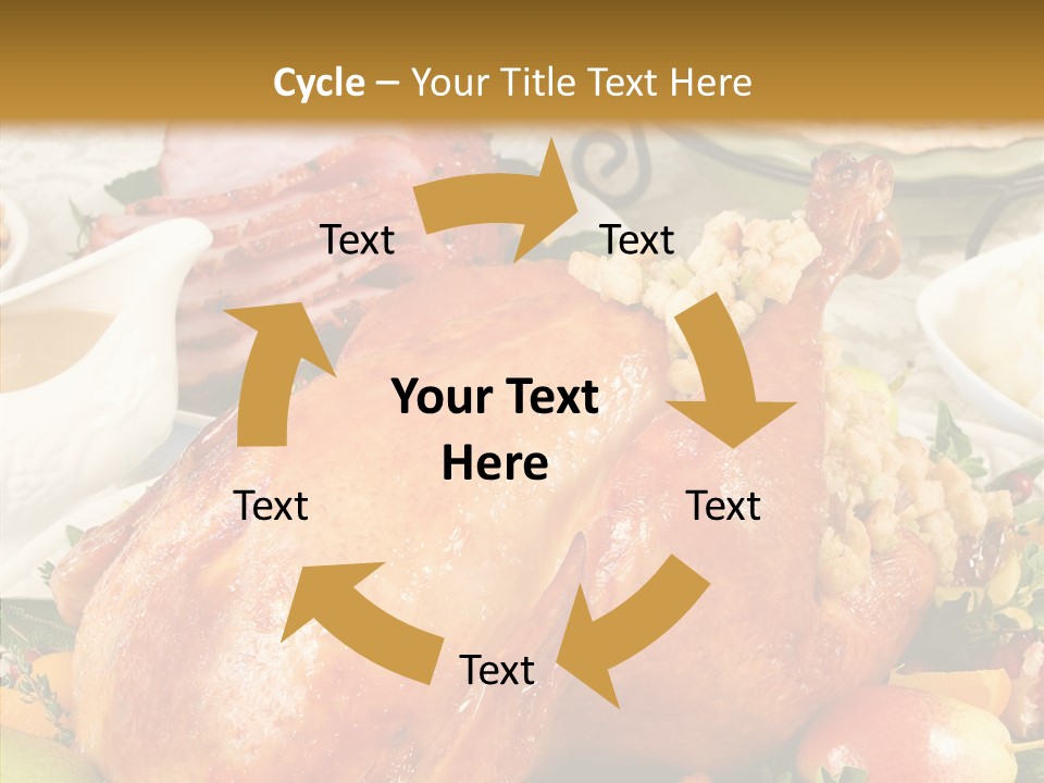Seasonal Plenty Salad PowerPoint Template