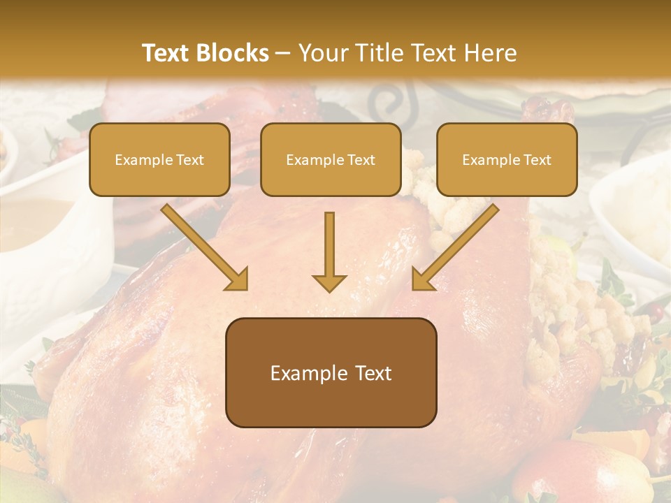 Seasonal Plenty Salad PowerPoint Template
