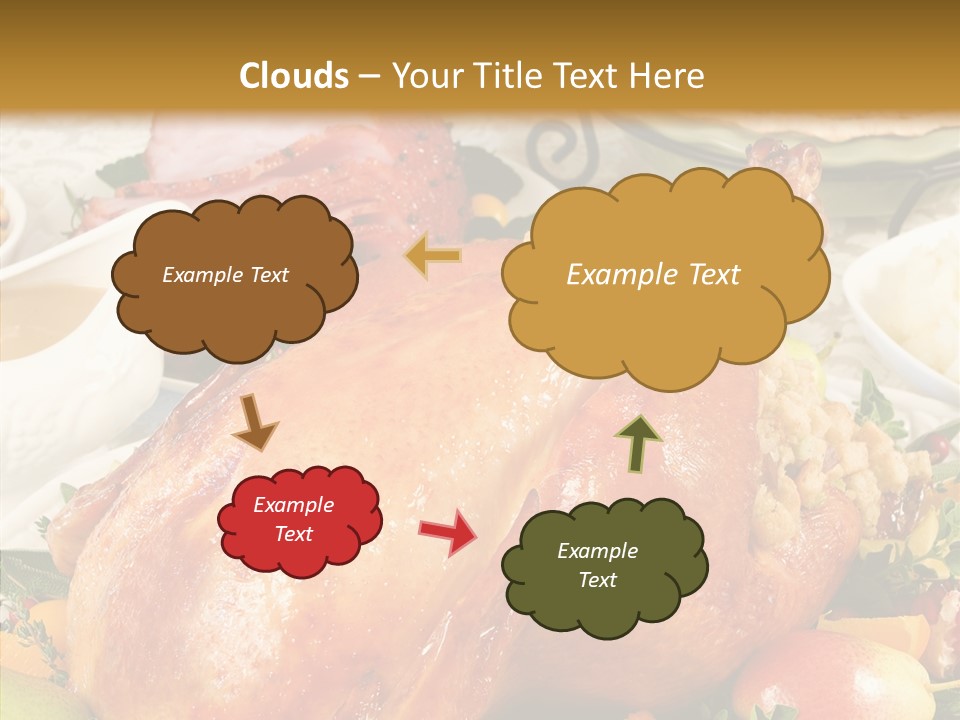 Seasonal Plenty Salad PowerPoint Template