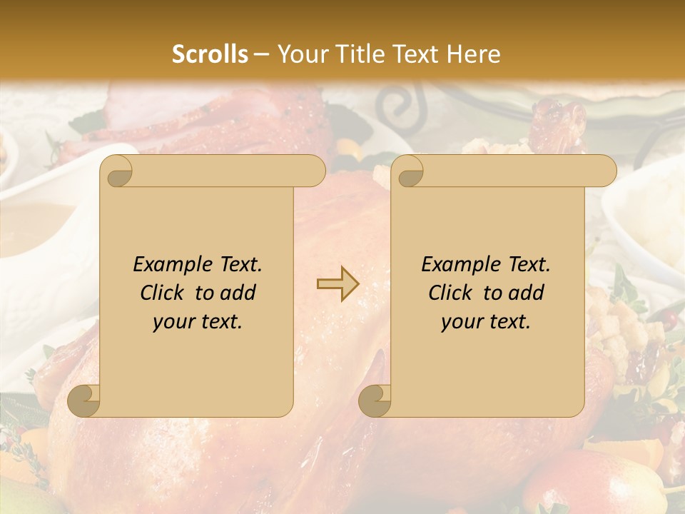 Seasonal Plenty Salad PowerPoint Template