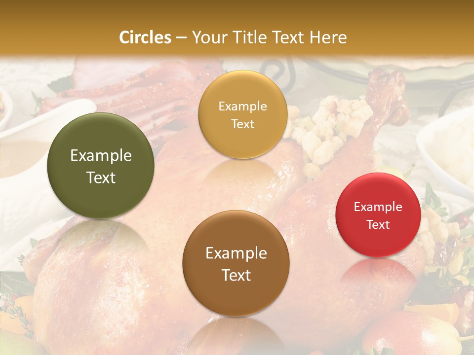 Seasonal Plenty Salad PowerPoint Template