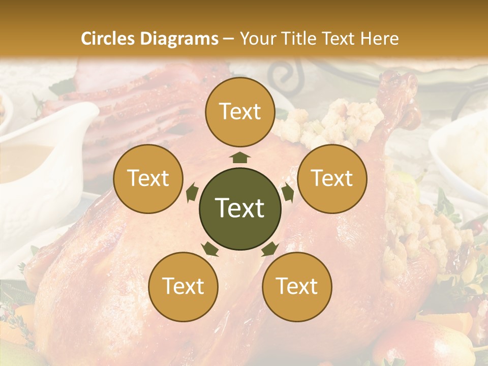 Seasonal Plenty Salad PowerPoint Template