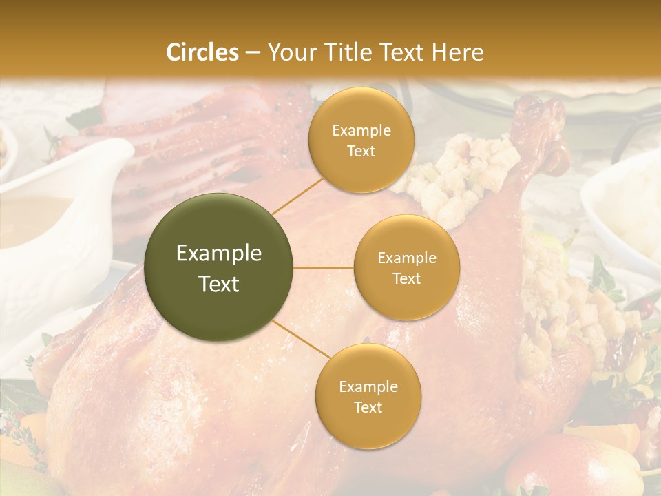 Seasonal Plenty Salad PowerPoint Template
