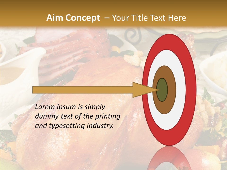 Seasonal Plenty Salad PowerPoint Template