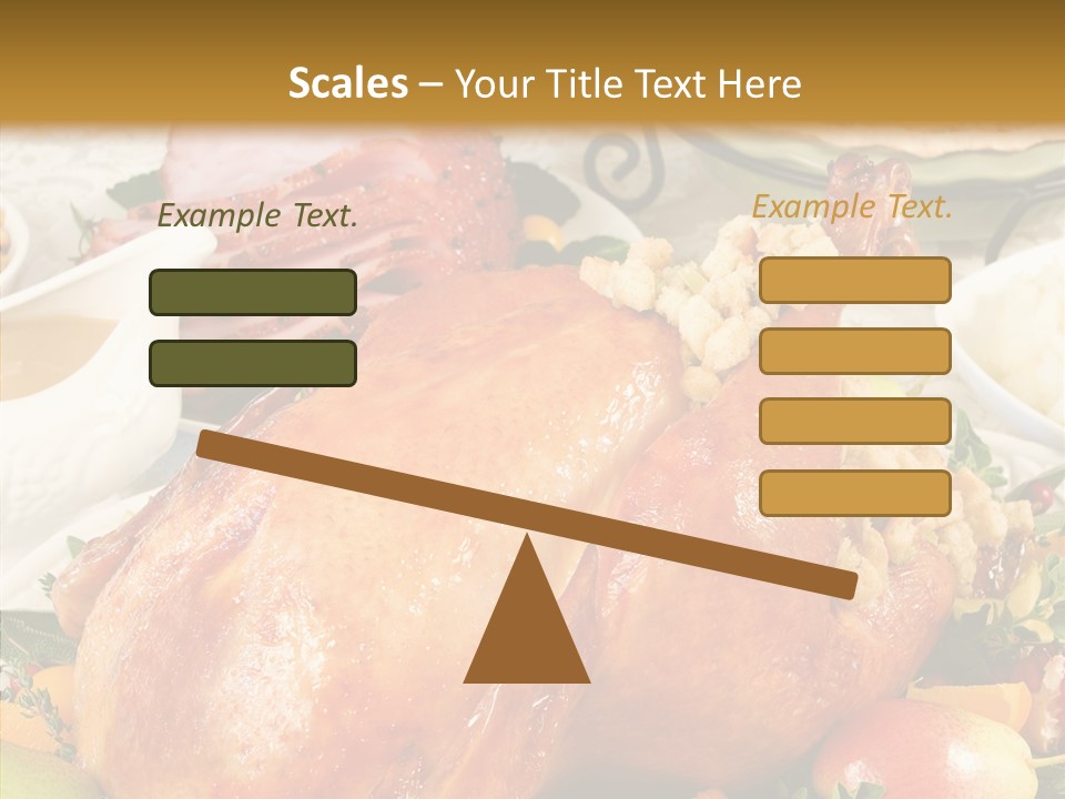 Seasonal Plenty Salad PowerPoint Template
