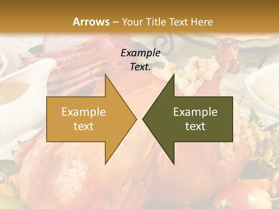 Seasonal Plenty Salad PowerPoint Template
