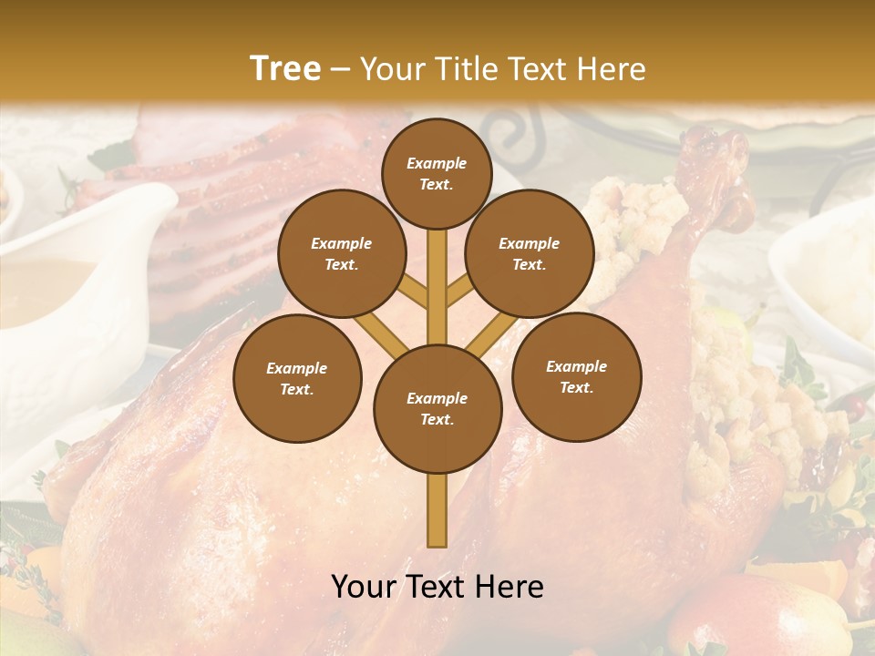 Seasonal Plenty Salad PowerPoint Template