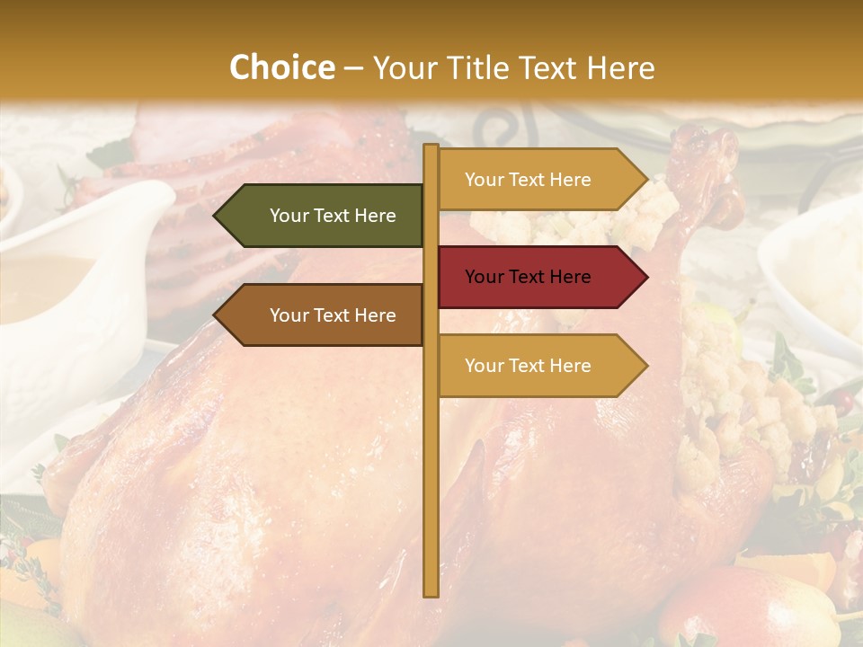 Seasonal Plenty Salad PowerPoint Template