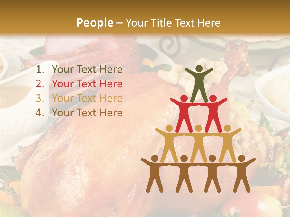 Seasonal Plenty Salad PowerPoint Template