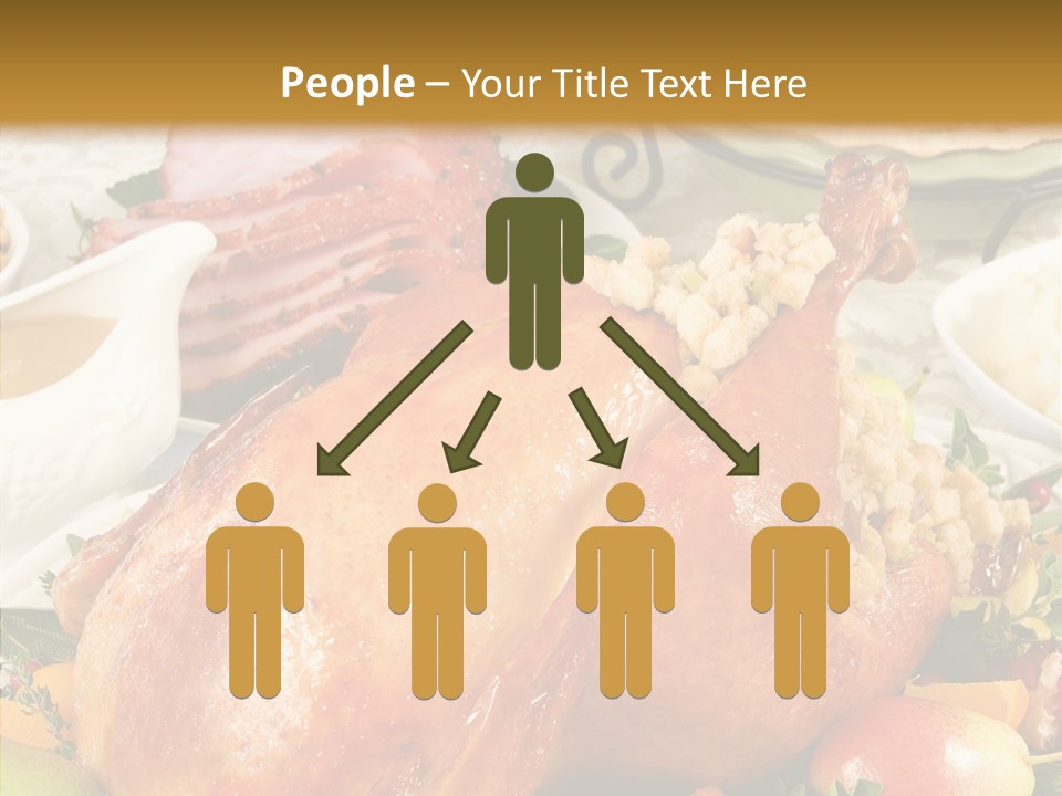 Seasonal Plenty Salad PowerPoint Template