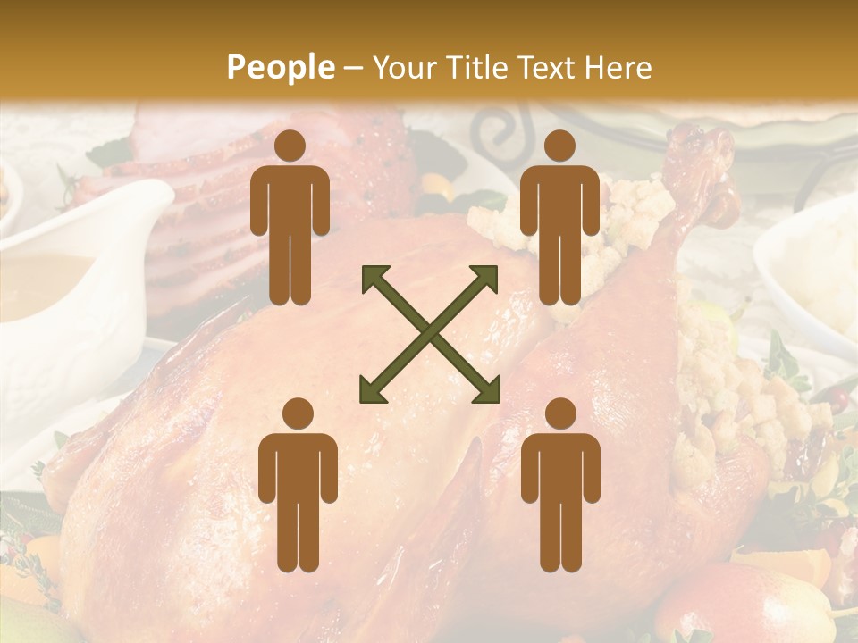 Seasonal Plenty Salad PowerPoint Template