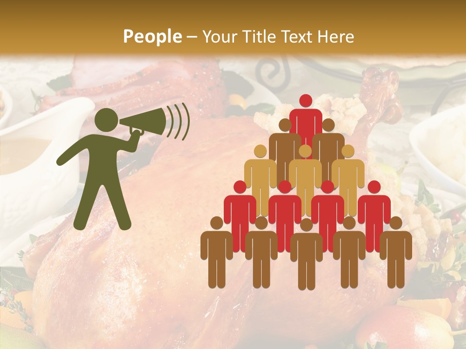 Seasonal Plenty Salad PowerPoint Template