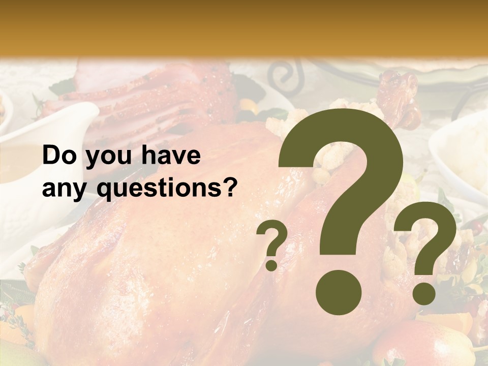 Seasonal Plenty Salad PowerPoint Template