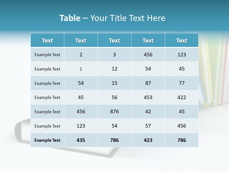 Studying Paper Read PowerPoint Template