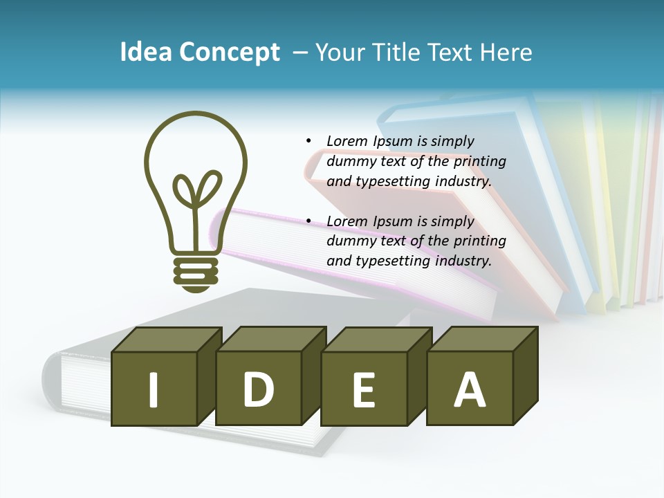Studying Paper Read PowerPoint Template