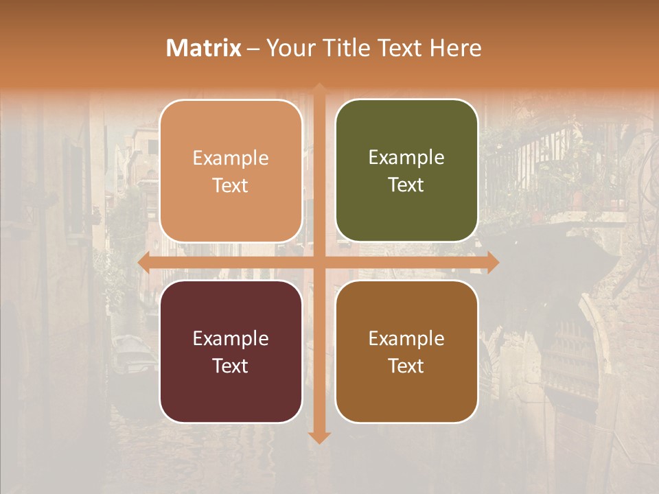 Picturesque Antique Outdoor PowerPoint Template