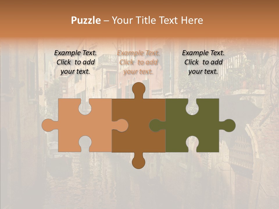 Picturesque Antique Outdoor PowerPoint Template