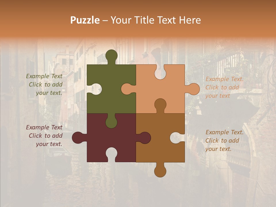 Picturesque Antique Outdoor PowerPoint Template