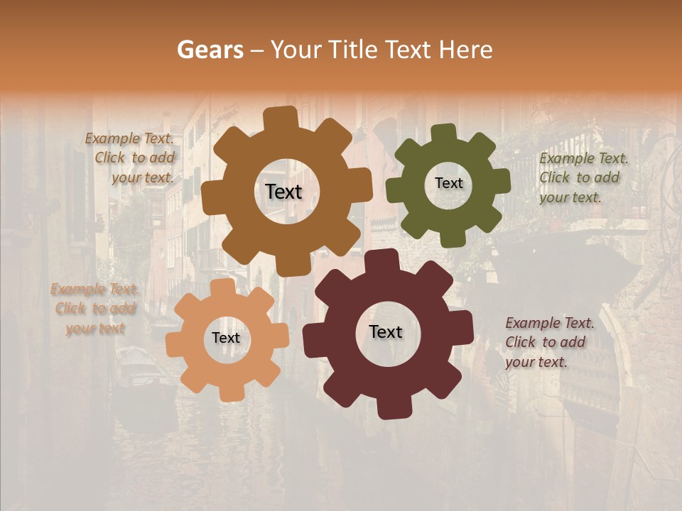 Picturesque Antique Outdoor PowerPoint Template