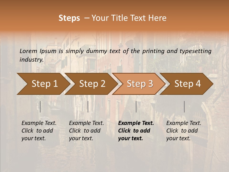 Picturesque Antique Outdoor PowerPoint Template