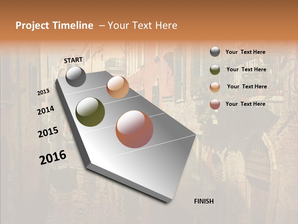 Picturesque Antique Outdoor PowerPoint Template
