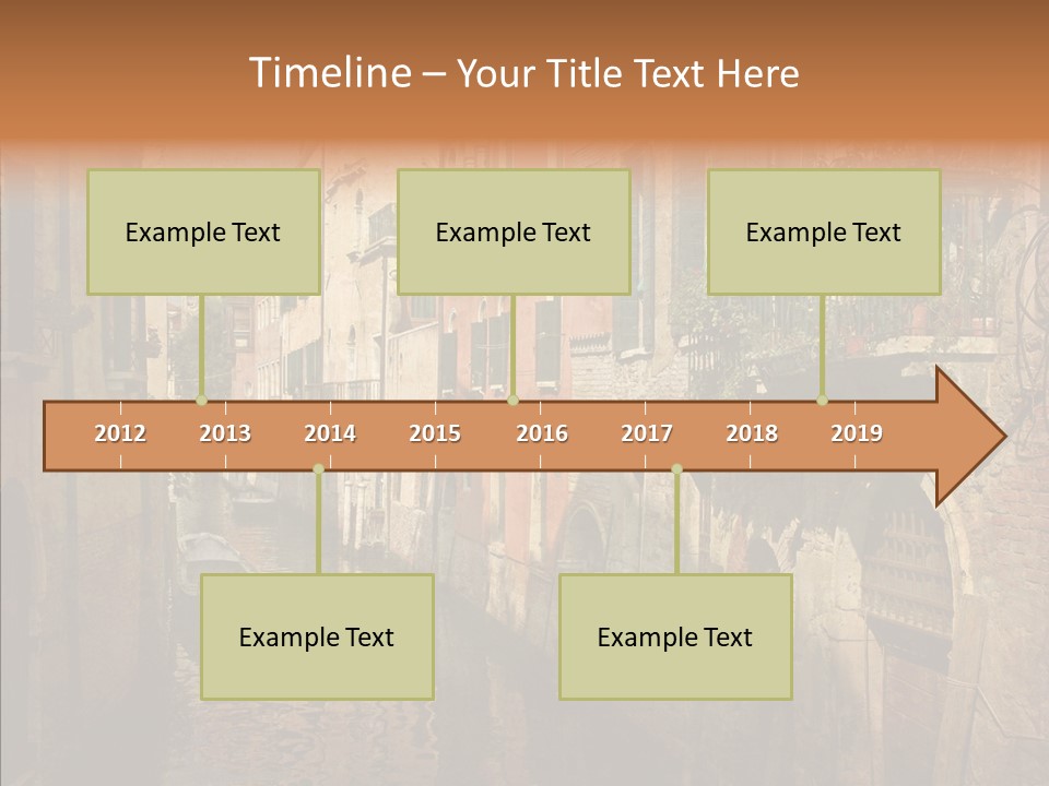 Picturesque Antique Outdoor PowerPoint Template