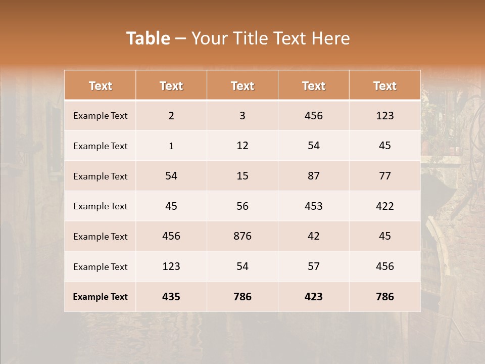 Picturesque Antique Outdoor PowerPoint Template