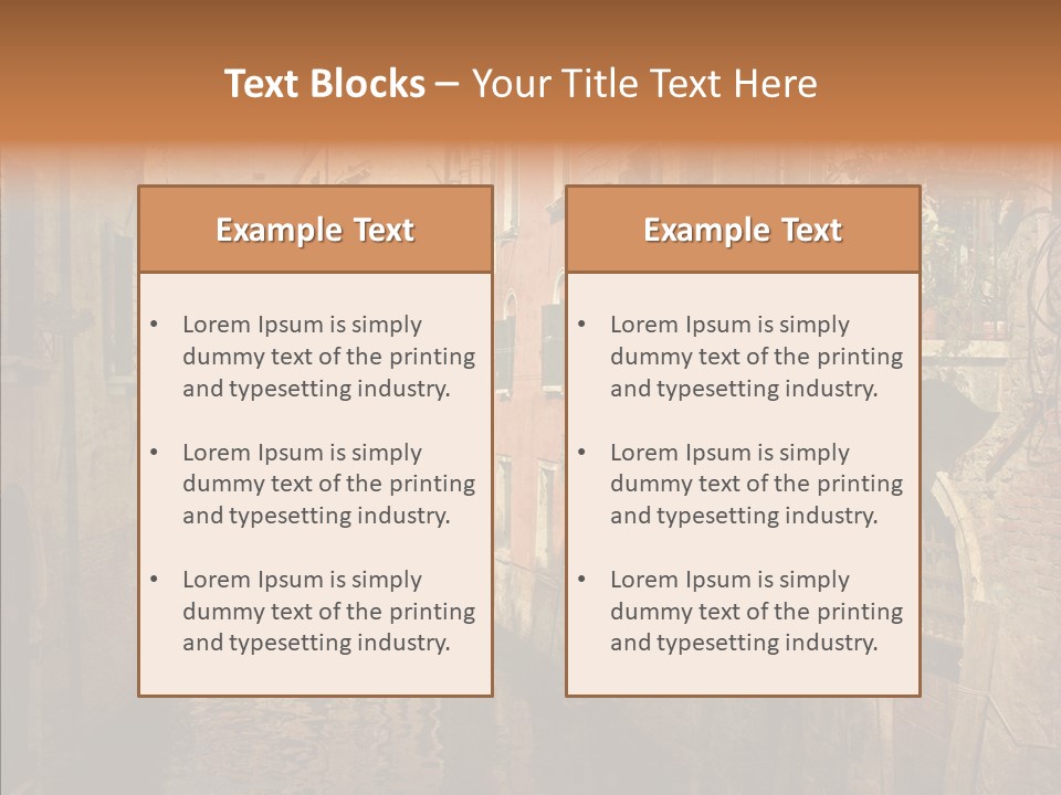Picturesque Antique Outdoor PowerPoint Template