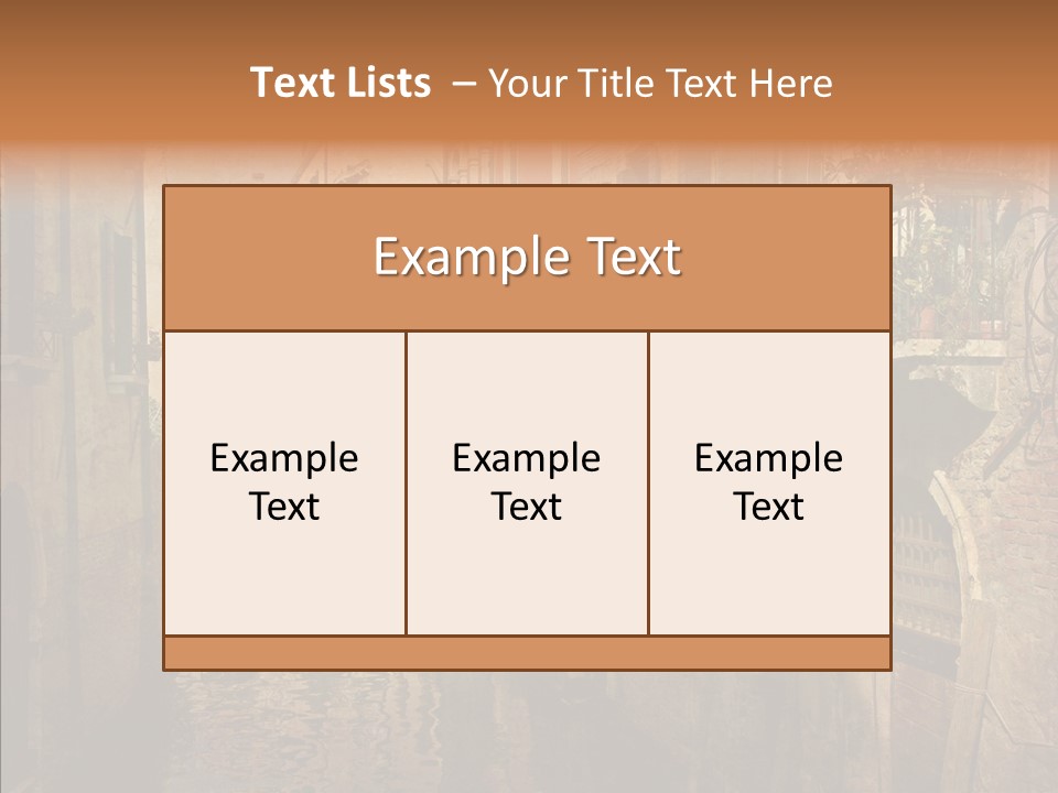 Picturesque Antique Outdoor PowerPoint Template