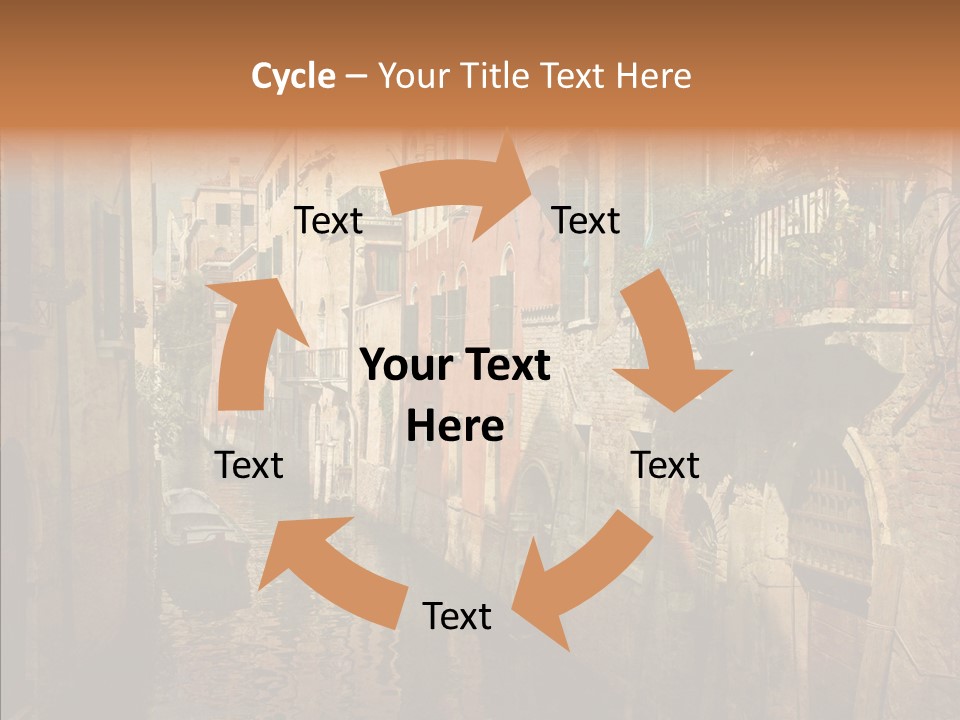 Picturesque Antique Outdoor PowerPoint Template