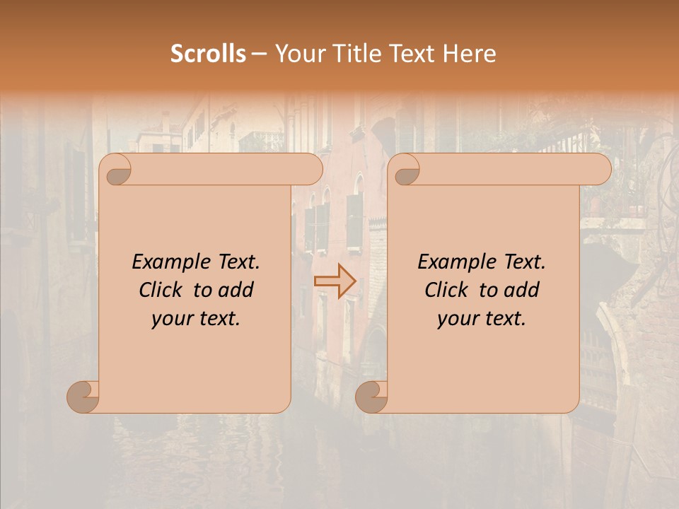 Picturesque Antique Outdoor PowerPoint Template