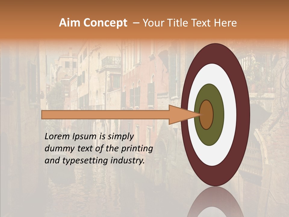 Picturesque Antique Outdoor PowerPoint Template