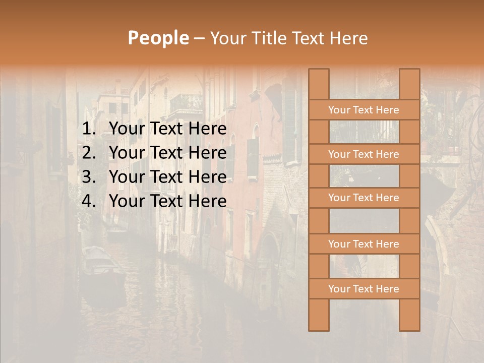 Picturesque Antique Outdoor PowerPoint Template